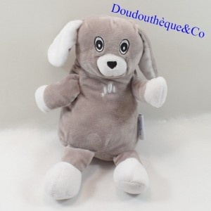 Plush dog KINECARE hot water bottle dry micro pearl clay gray 27cm