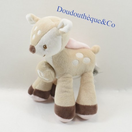 Peluche musical Fanny Ciervo NATTOU Fanny y Oscar beige 18 cm