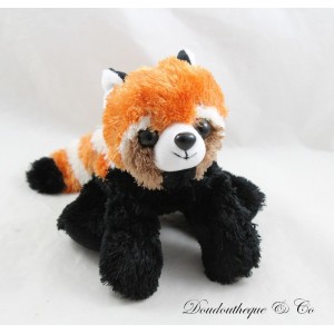Peluche panda roux WILD REPUBLIC roux noir blanc marron 18 cm