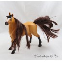 Figurine cheval Spirit JUST PLAY marron noir chevelure a coiffer 2019 17 cm