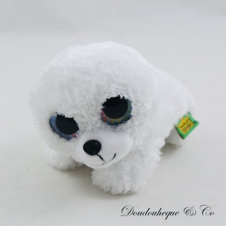 Plush seal WILD REPUBLIC big white eyes sea lion 15 cm - SOS cuddly toy
