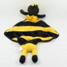 Doudou flat bee IMPEXIT bumblebee yellow and black 55 cm