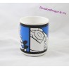 Keramik-Becher Obelix ASTERIX Park blau weiße Tasse 10 cm