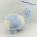 Plüschschildkröte JACADI blau-weiß vintage 24 cm