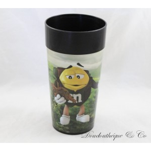 Tazza pubblicitaria M&M's WARNER BROS giallo Il cinema Lo Hobbit 2013 plastica