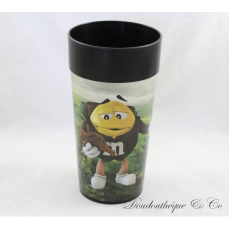 Advertising cup M&M's WARNER BROS yellow The Hobbit cinema 2013 plastic