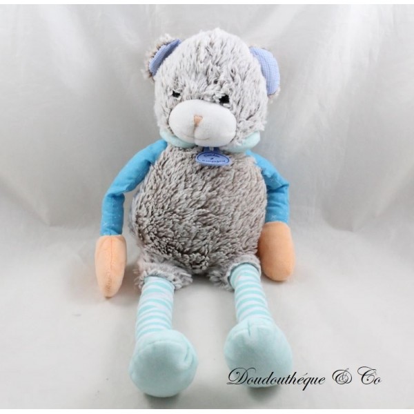 Peluche pantin Lapin Choupidoudoux 33cm - Doudou & Cie