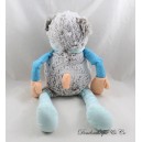 Doudou oso DOUDOU ET COMPAGNIE Les Choupidoux gris azul patas largas 40 cm