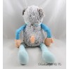Doudou bear DOUDOU ET COMPAGNIE Les Choupidoux gray blue long legs 40 cm