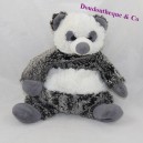 Doudou panda BEAR STORY The Z'animoos gray white 25 cm