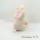 H&M rabbit cuddly toy sitting beige pink
