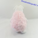 Coniglio di peluche ATMOSPHERA bianco rosato seduta 24 cm