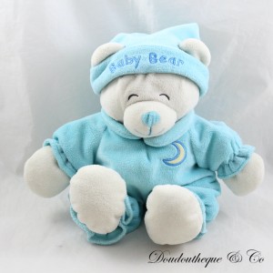Plush bear GIPSY Baby bear blue