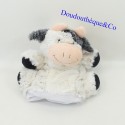 Doudou Marionette Kuh ANIMA grau und weiß 23 cm