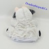 Doudou puppet cow ANIMA gray and white 23 cm