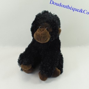 Peluche singe gorille WILD REPUBLIC noir assis 17 cm