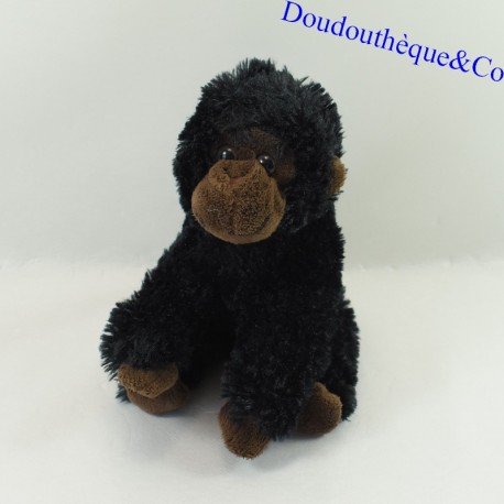 Plush monkey gorilla WILD REPUBLIC black seated 17 cm