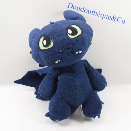 Peluche Krokmou DREAMWORKS Dragon bleu 33 cm