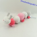 Plush caterpillar OBAIBI pink toy awakening rattle rattle 28 cm