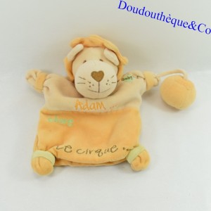 Doudou burattino leone BABY NAT Adam il circo 22 cm