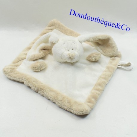 Flaches Kaninchen Kuscheltier LA GALLERIA Beige Weiß 24 cm Flaches Kaninchen Kuscheltier LA GALLERIA Beige Weiß 24 cm