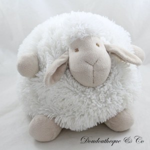 Plush ball sheep QUAX white beige
