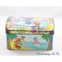 Tom and Jerry Metal Box ROUND TABLE Looney Tunes The pirate treasure chest
