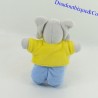 Mini Plüsch Elefant Babar T-Shirt gelbe Shorts blau 14 cm