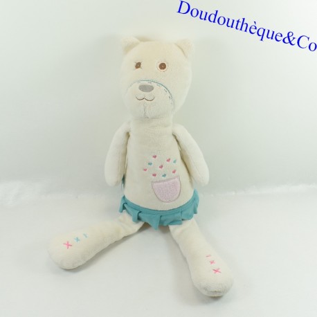 Plüsch-Klangbär MYHUMMY Mein humorbeiger blauer Rock 42 cm Plüsch-Klangbär MYHUMMY Mein humorbeiger blauer Rock 42 cm