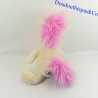 Plush unicorn JELLYCAT beige and pink seated 39 cm