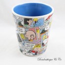 Taza Snoopy THE CONCEPT FACTORY Peanuts Worldwide 2014 tira cómica 10 cm