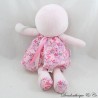 Muñeca trapo Flower K KALOO mi primera muñeca en tela ternura rosa 40 cm
