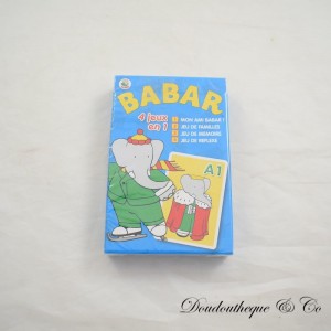 Gioco di carte Babar CARTA MUNDI 4 giochi in 1