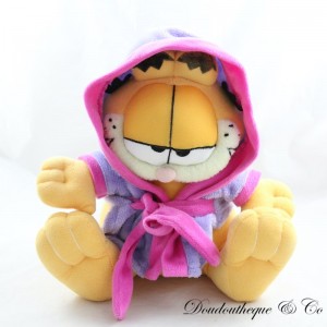 Plush Garfield PTS SRL purple bathrobe