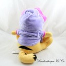 Peluche Garfield PTS SRL peignoir violet