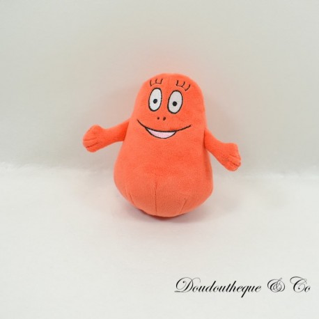 BARBAPAPA peluche BARBOTINE Barbabébé fille orange lunettes figurine Jemini  NEUF