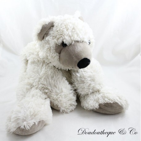 Plüschbär ENESCO weiß grau beschichtet Plüschbär ENESCO weiß grau beschichtet