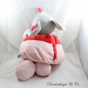 Plüschmaus BABY NAT' Mein Versteck mit Schlafanzug rosa rot Super Kuscheltier 55 cm