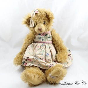 Oso de peluche LOUISE MANSEN vestido floral