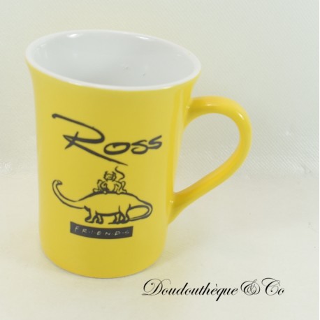 Becher Friends LIPTON ROSS Gelber Becher Teeserie TV Keramik