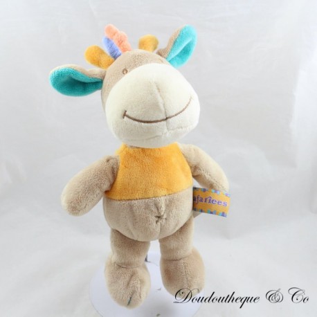 Peluche girafe TEDDYKOMPANIET Safariees beige