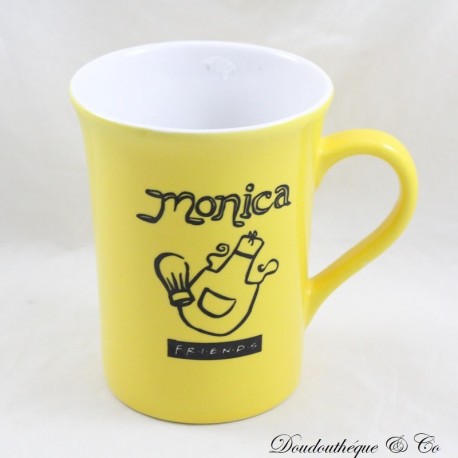 Taza Amigos LIPTON Monica té amarillo taza serie TV cerámica 10 cm