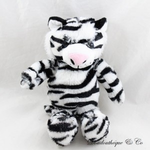 Plush tiger FERRERO KINDER black and white stripes 24 cm