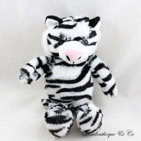 Peluche tigre FERRERO KINDER strisce bianche e nere 24 cm