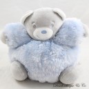 Doudou orso a sfera KALOO Pelliccia blu grigio 16 cm