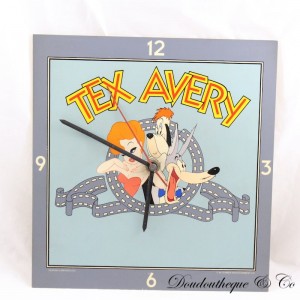 Horloge Droopy, Le loup et La Pin-up DEMONS & MERVEILLES Tex Avery