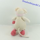 Musical plush mouse MOULIN ROTY Lila and Patachon pink 25 cm