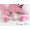 Plush dog JUST PLAY Puppy Surprise with 3 babies pink white 30 cm 2015