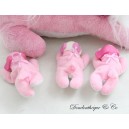 Plush dog JUST PLAY Puppy Surprise with 3 babies pink white 30 cm 2015