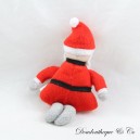 Halbflaches Kuscheltier Weihnachtsmann GRUND rot weiß